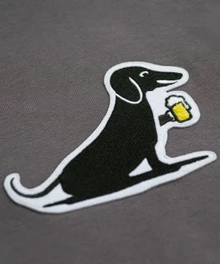 Patch ‚Waldi liebt Chenille‘ | 10,7 x 14 cm