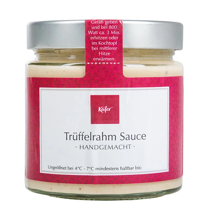 Trüffelrahm Sauce – Bild 2