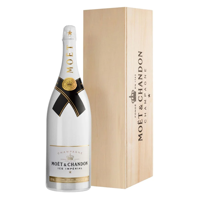 Moët & Chandon Ice Impérial Jéroboam 3L in Holzkiste – Bild 2