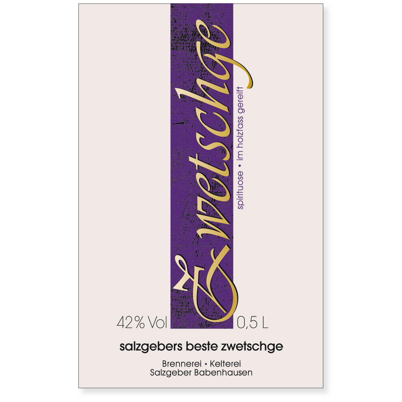 Beste Zwetschge 42 % vol – Bild 2