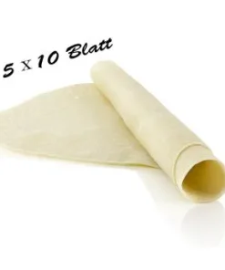 Flammkuchenteigboden, Dinkel, oval, ca. 28x38cm, TK, 7,5 kg, 50 St