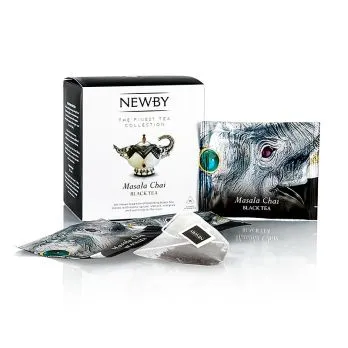 Newby Tea Masala Chai, schwarzer Tee, 37,5 g, 15 St – Bild 2