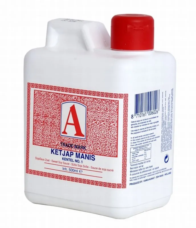 2er Pack – A TRADE MARK Ketjap Manis Kentel NO.1 (2x 500ml) | süße Sojasauce, Kanister – Bild 2