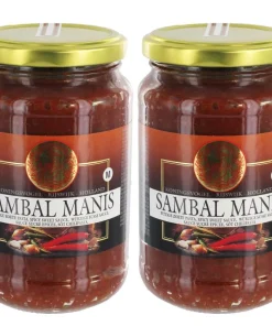 Doppelpack KONINGSVOGEL Sambal Manis (2x 200g) | würzige süße Sauce | Spicy Sweet Sauce