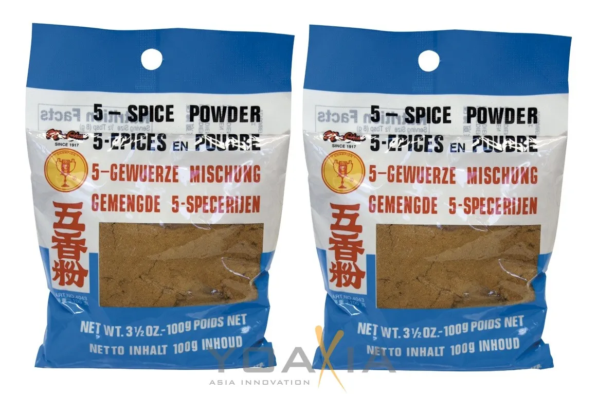 Doppelpack MEE CHUN Fünf-Gewürzpulver (2x 100g) | 5 Gewürze: Anis, Ingwer, Zimt, Fenchel, Pfeffer – Bild 2