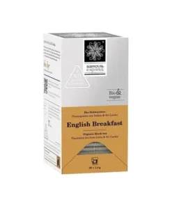 Samova English Breakfast Express Bio Schwarztee Box mit 20 Teebeutel