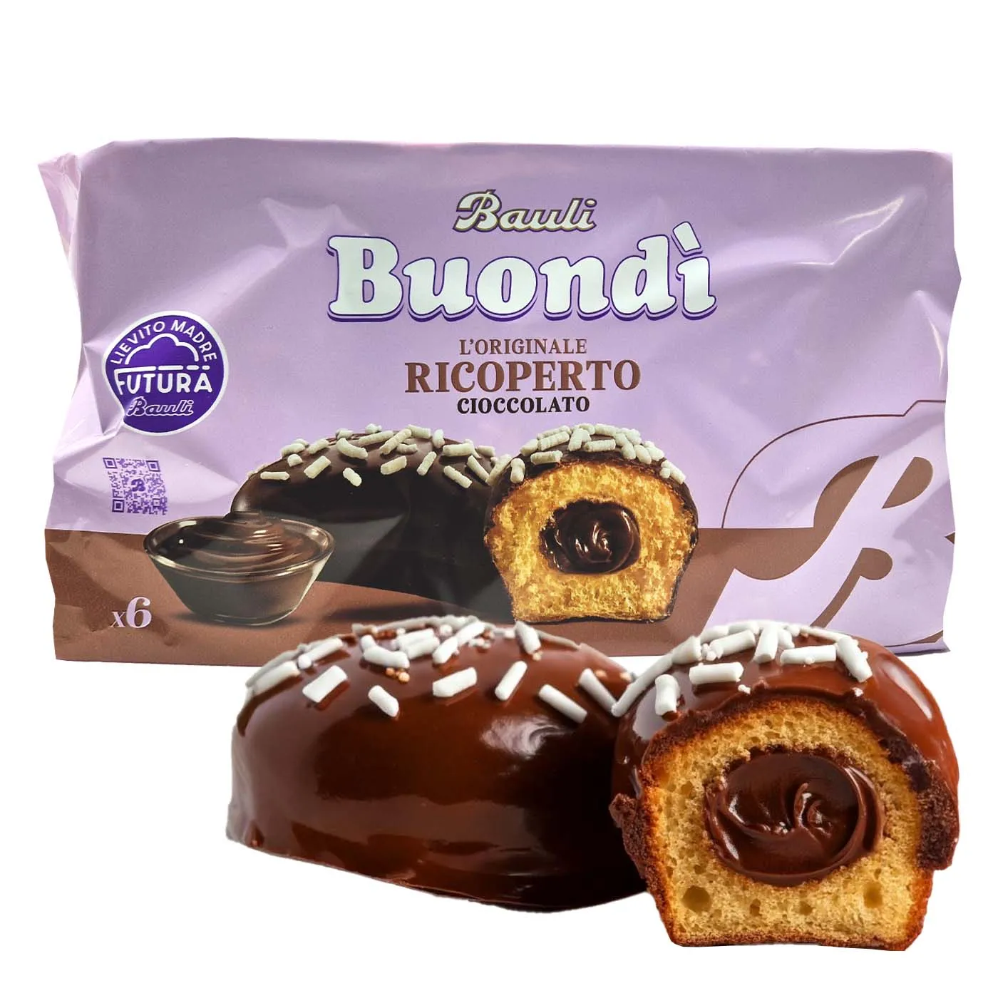 Bauli Hefeküchlein mit Schokoglasur Buondi 270g – Bild 2