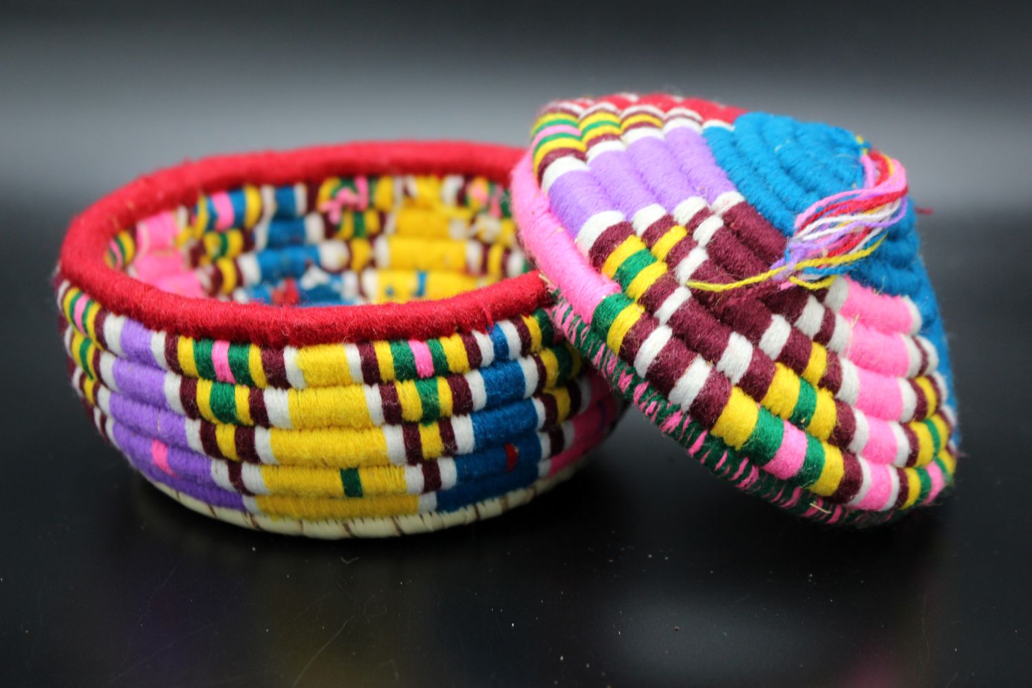 Dose mit Deckel groß – Mehrfarbig – Bild 3