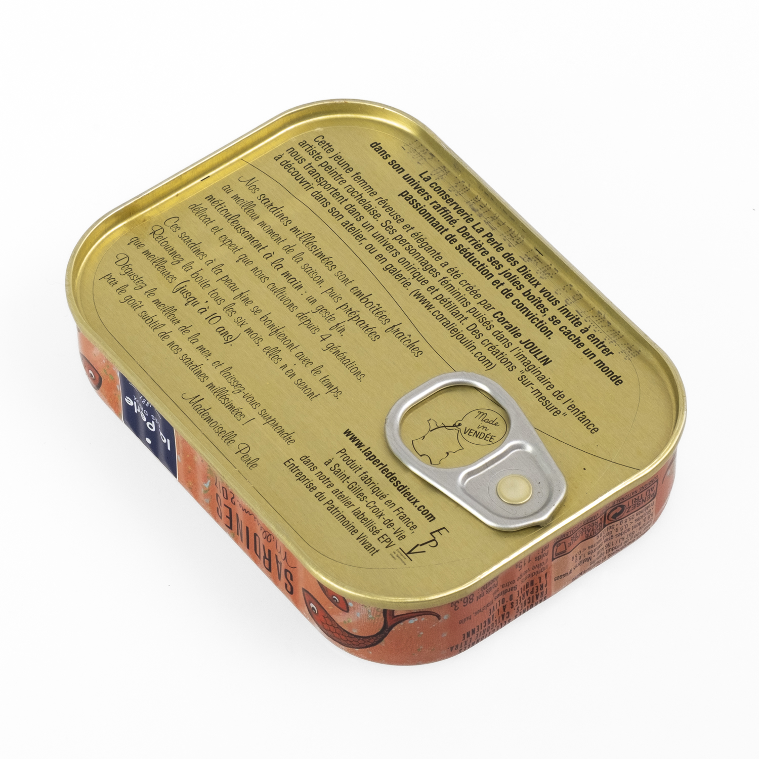 Sardines Millesime 2017, La Perle des Dieux 115g – Bild 3