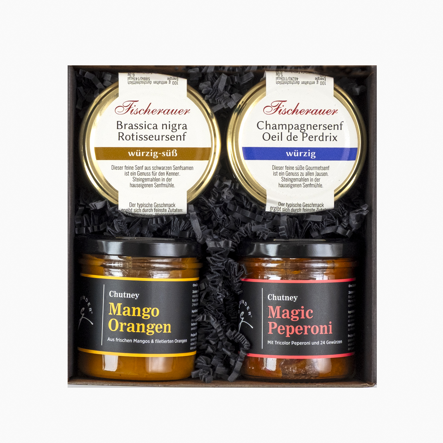 Senf & Chutney Geschenk-Set