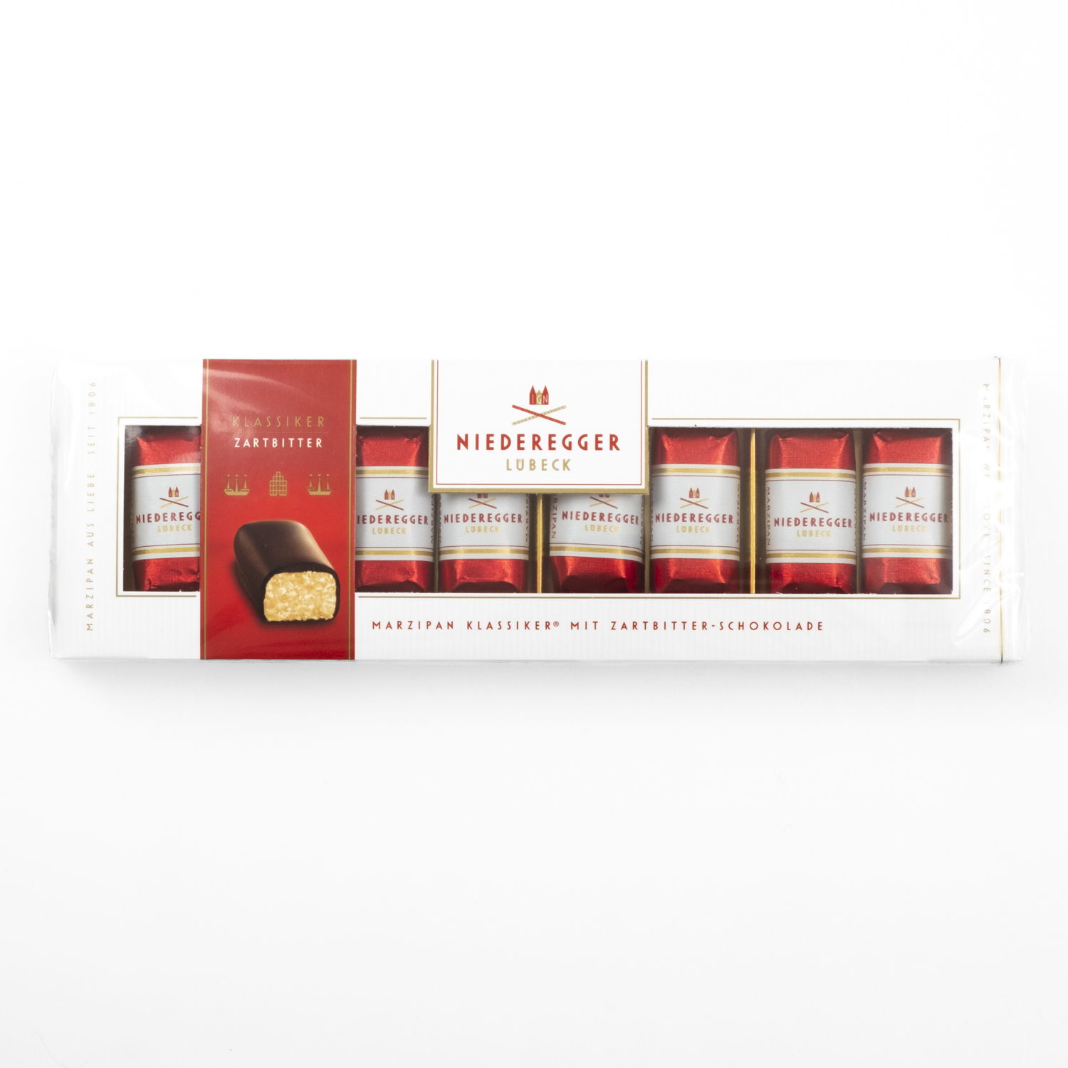 Niederegger Lübeck Marzipan Klassiker 8 Stk, 100g – Bild 2