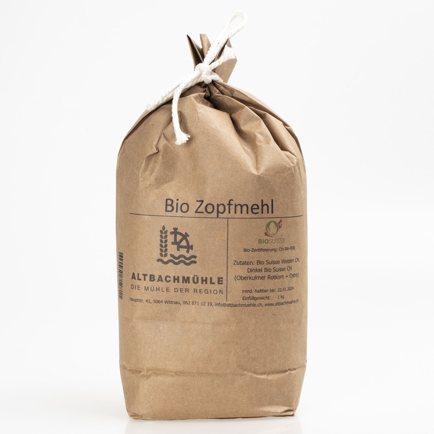 Zopfmehl bio Schweiz 1kg