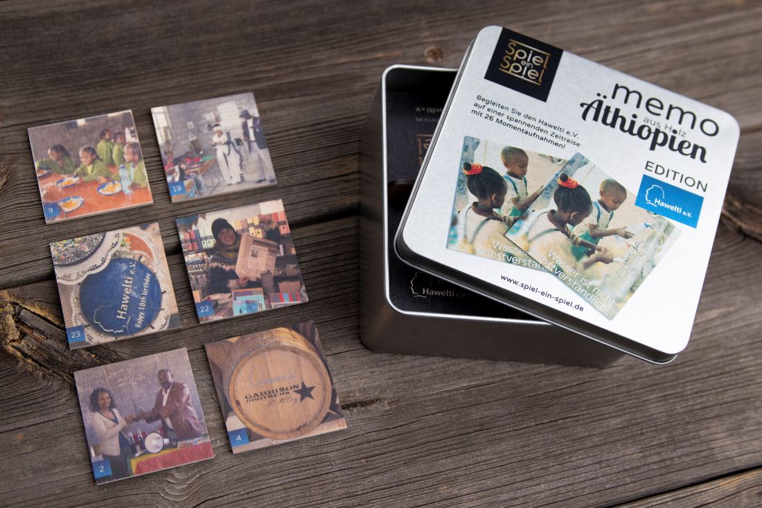 Memo aus Holz – Äthiopien – Edition „Hawelti e.V.“