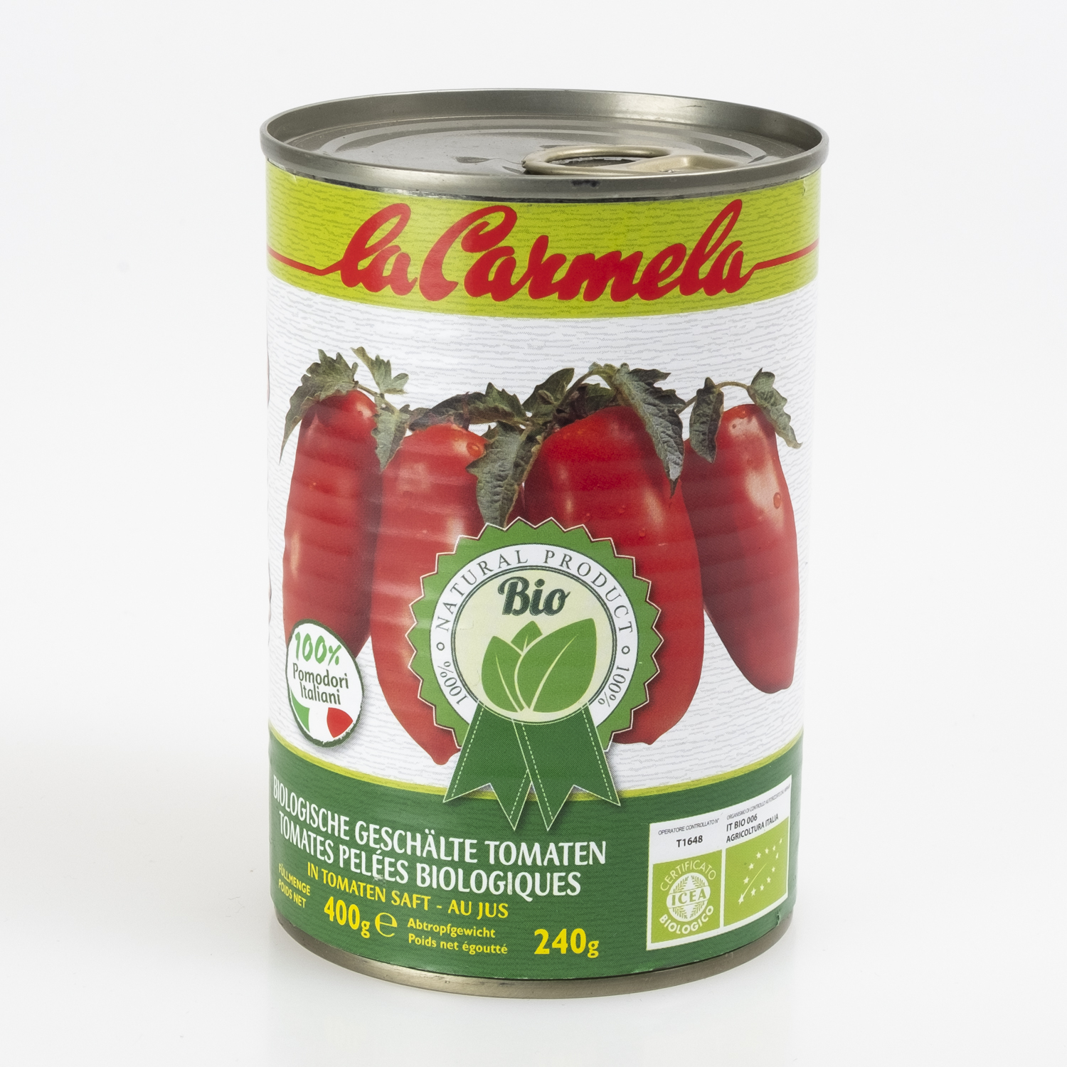 Pelati lunghi “la Carmela” organic 400g – Bild 2