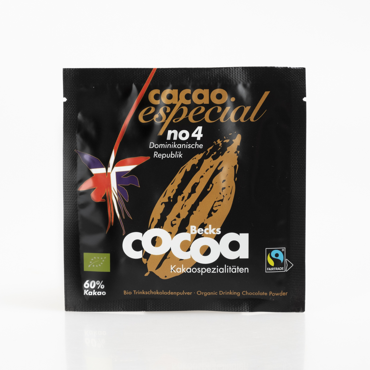 Becks Schokoladenpulver San Domingo 60% bio 25g