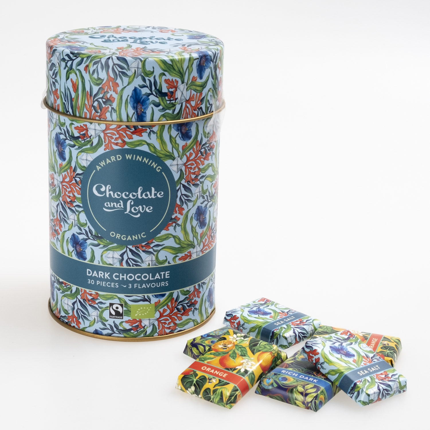 Chocolate & Love Dose “Sea Salt” bio, 30 x 5,5g – Bild 2