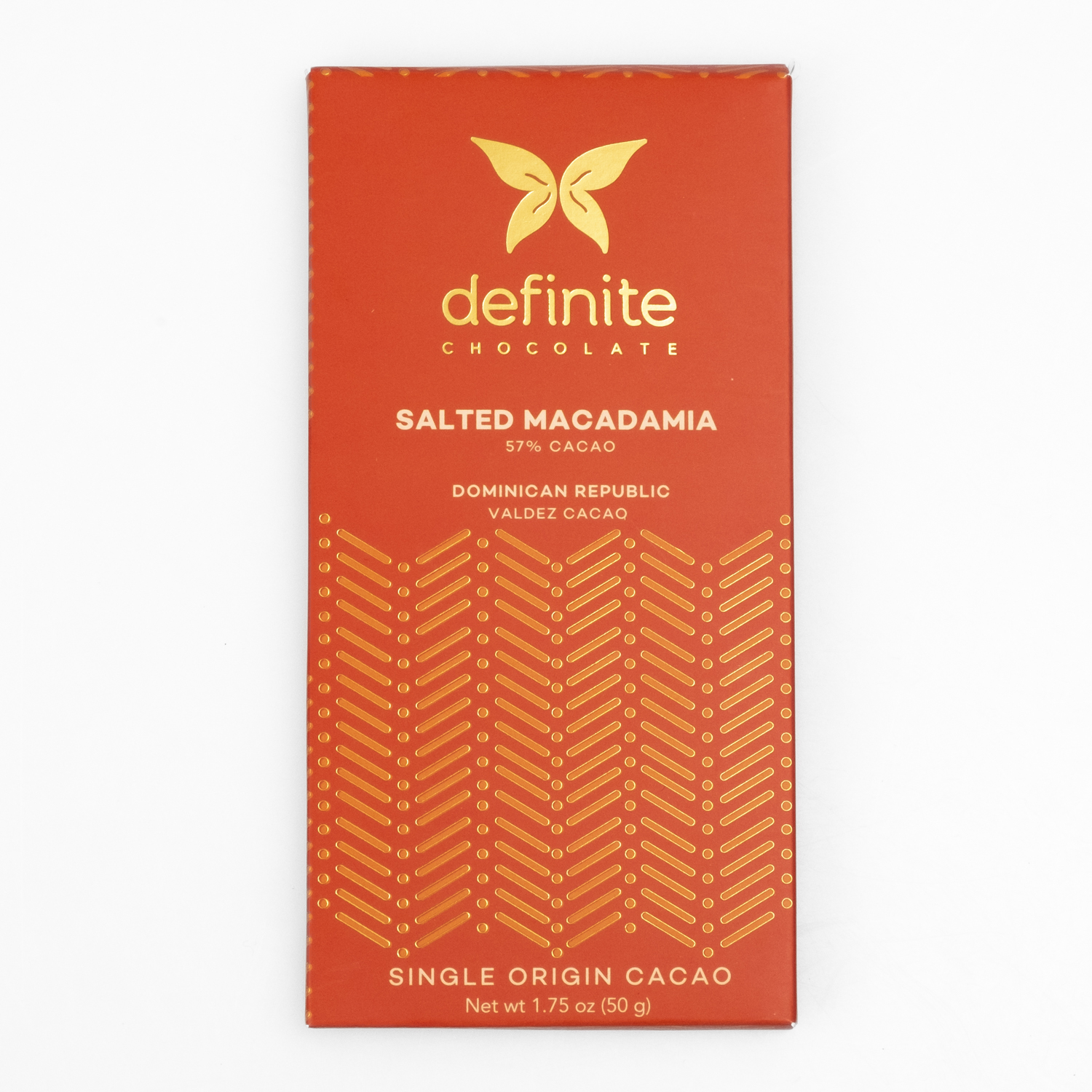 Definite Salted Macadamia 57%, 50g