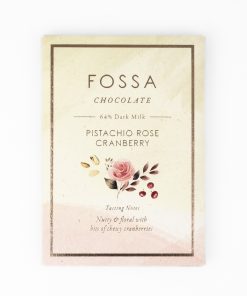 Fossa Pistachio Rose Cranberry 64% Milch, 50g