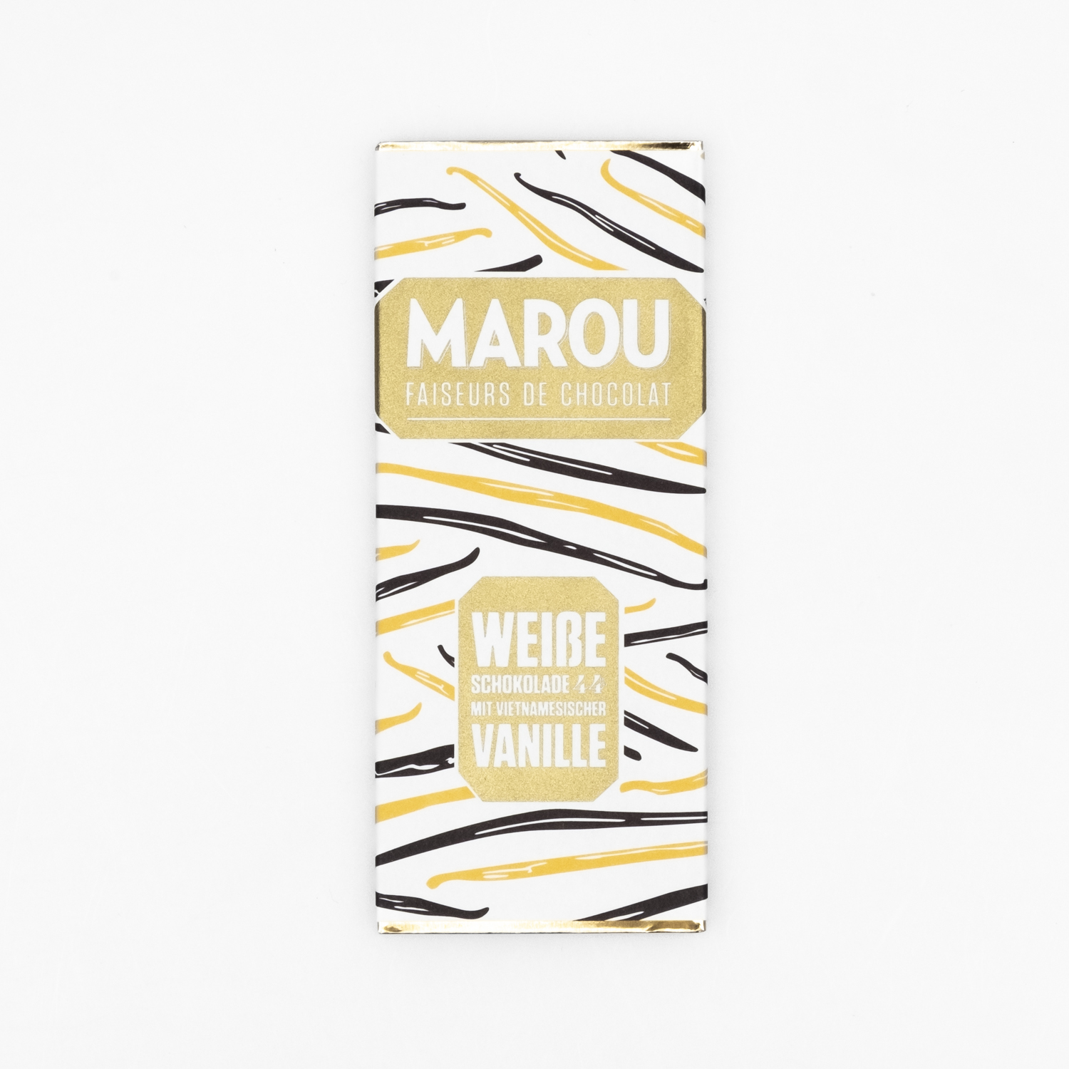 Marou Weisse Schokolade mit Vanille 44%, 24g