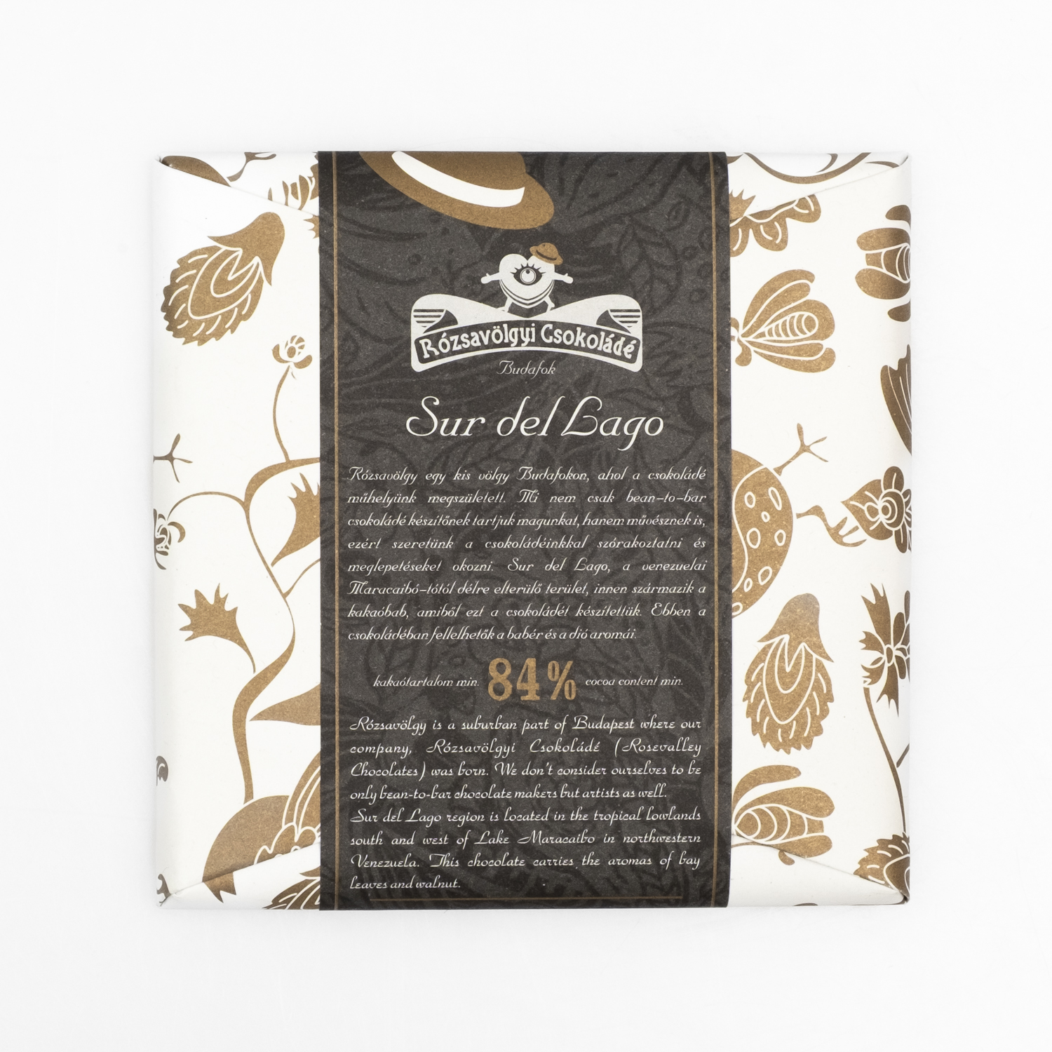 Rózsavölgyi Venezuela Sur del Lago 84%, 70g