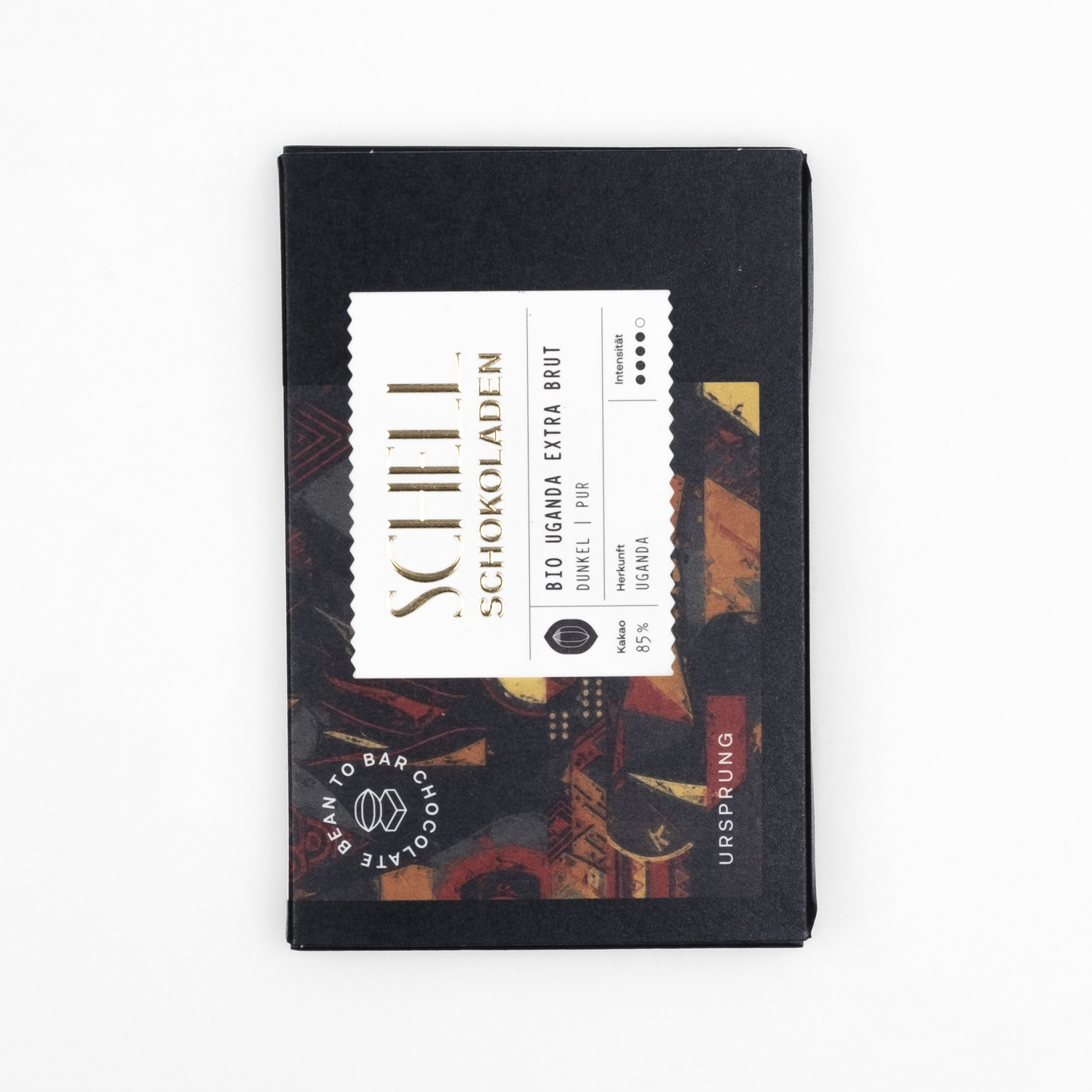 Schell Uganda Extra Brut 85% bio, 50g