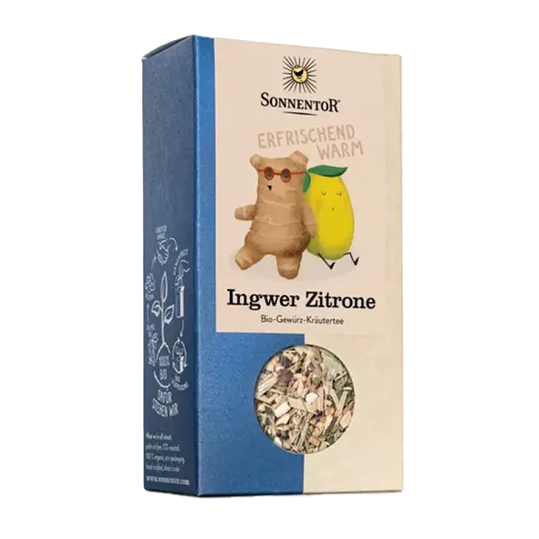 Sonnentor „Ingwer Zitrone“ Bio-Gewürztee, 80g loser Tee
