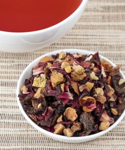 Früchtetee, Kaminfeuer