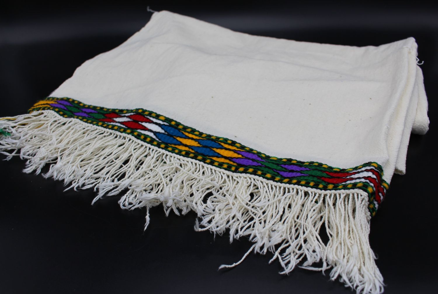 Handgewebtes Tuch aus äthiopischer Baumwolle