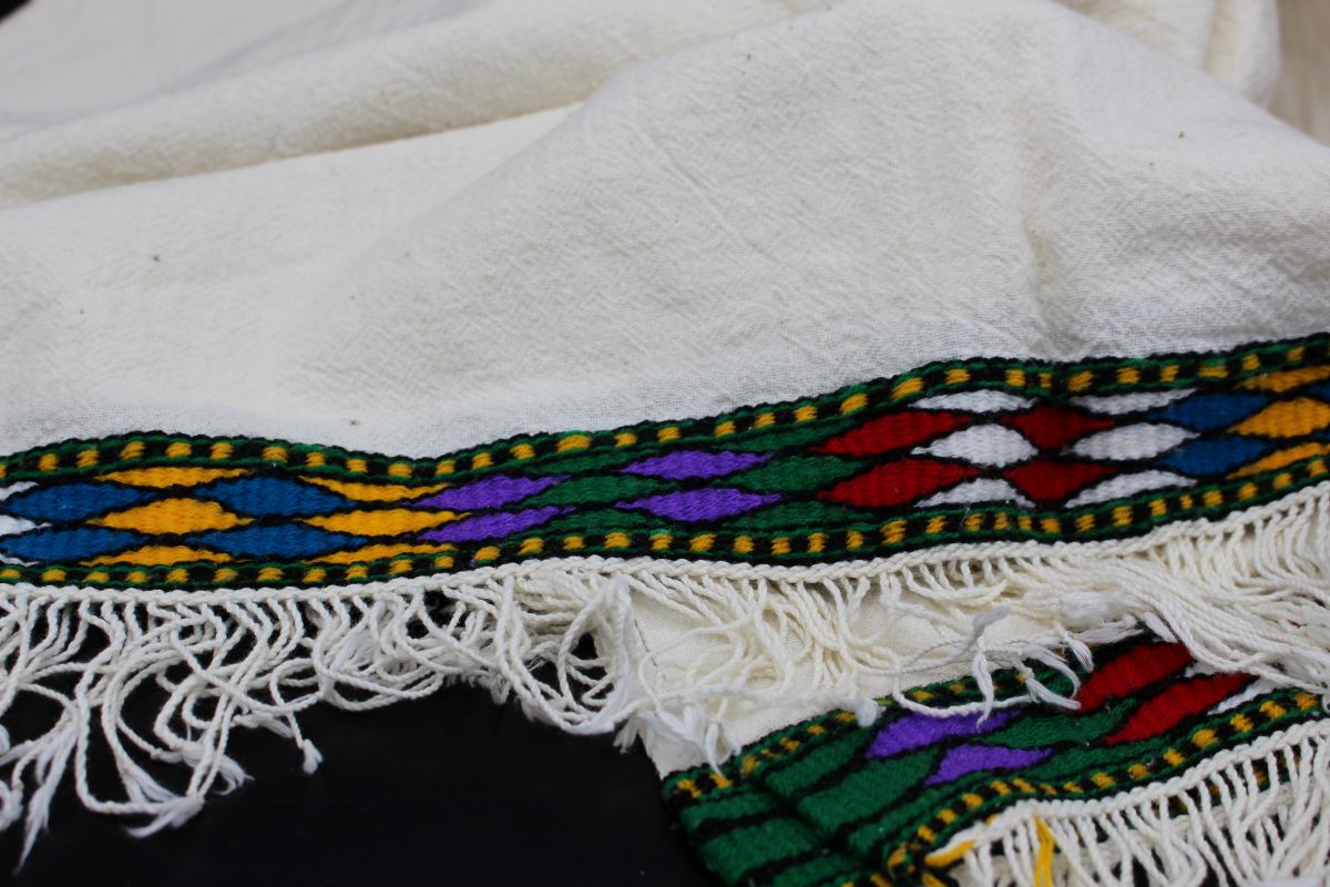 Handgewebtes Tuch aus äthiopischer Baumwolle – Bild 3