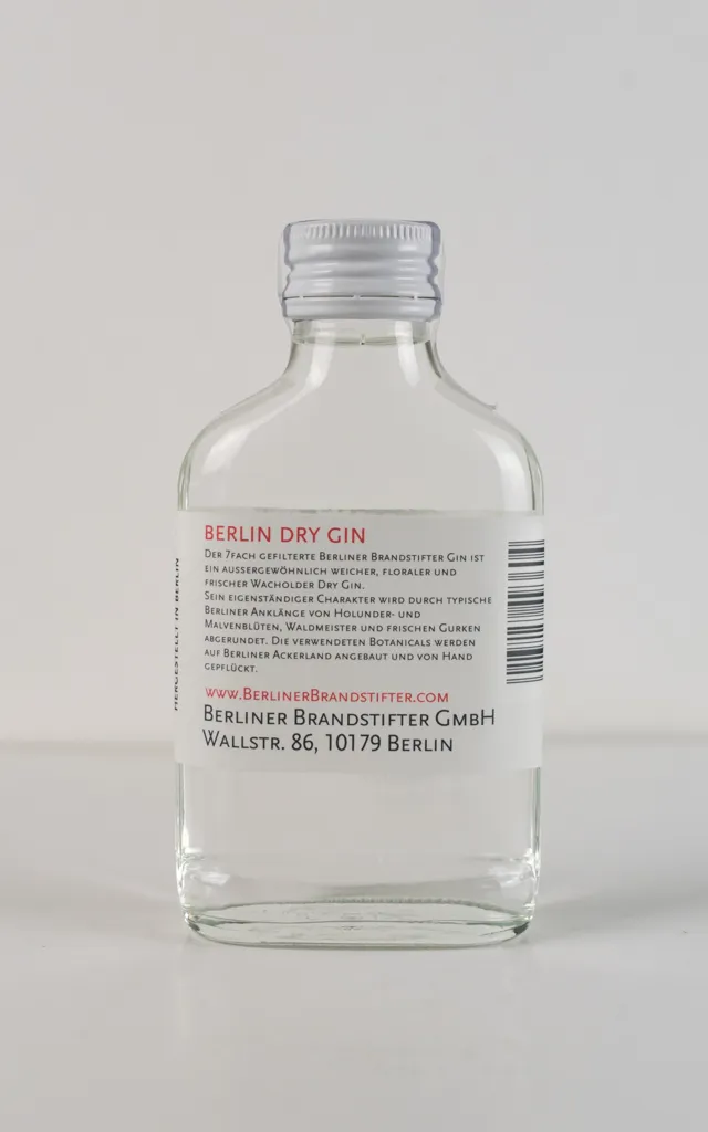 Berliner Brandstifter Dry Gin 0,1l – Bild 3