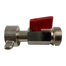 CO2 Absperrhahn für Edelstahl-Drucktank