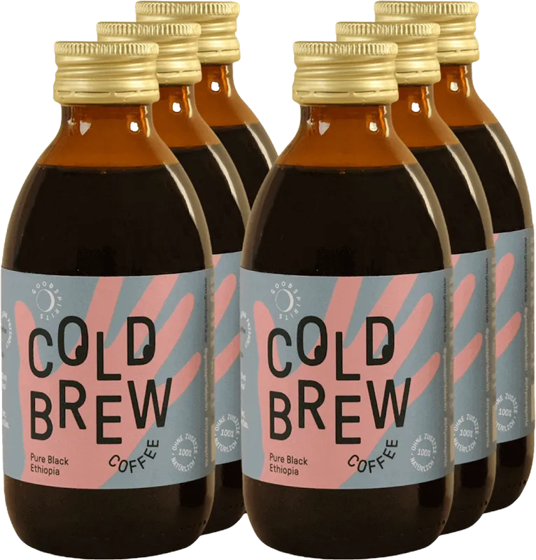6x Pure Black Ethiopia Bio – Cold Brew Coffee – Bild 2