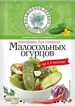 W.D. Würzmischung für mildgesal. Gurken (1304) 35g Волшеб. Дерево Приправа для малосол. огурцов 35г – Bild 2