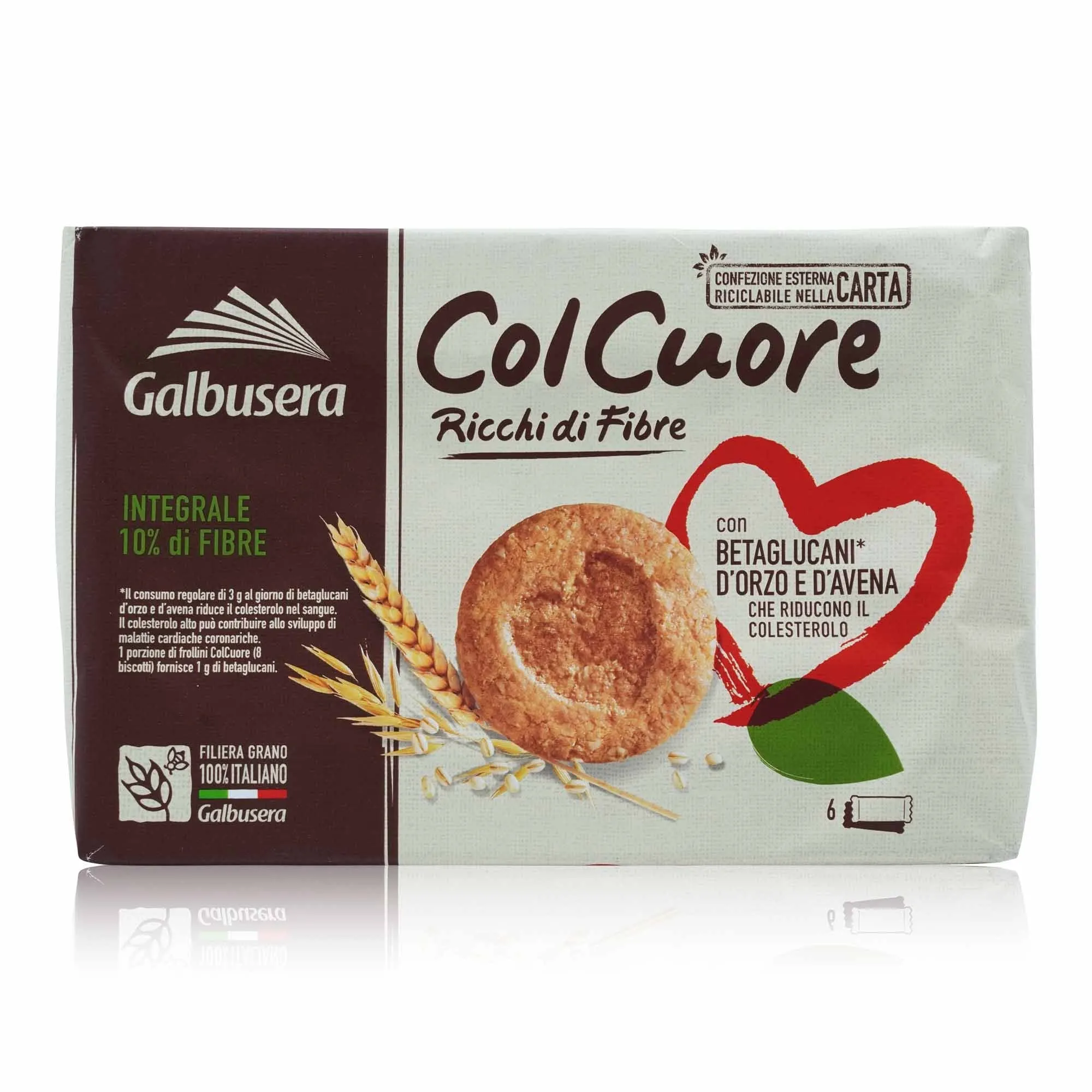 GALBUSERA Frollini Integrali col Cuore – Vollkornkekse ColCuore – 0,300kg