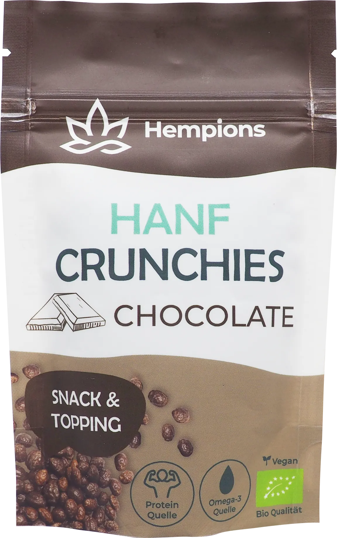 Bio Hanf Crunchies Chocolate – Bild 2