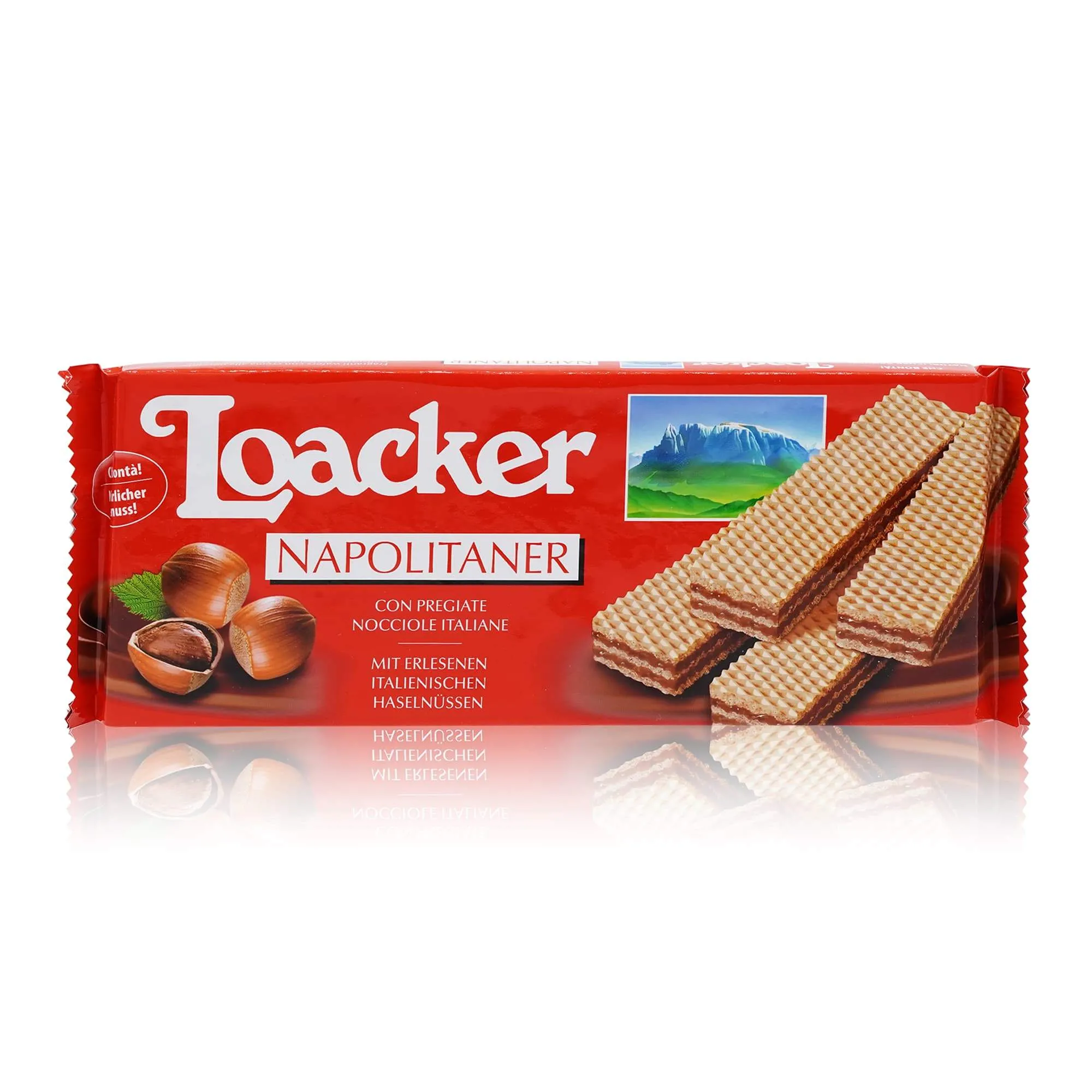 LOACKER Wafers con crema alla nocciola – Waffeln mit Haselnusscreme – 0,175kg – Bild 2