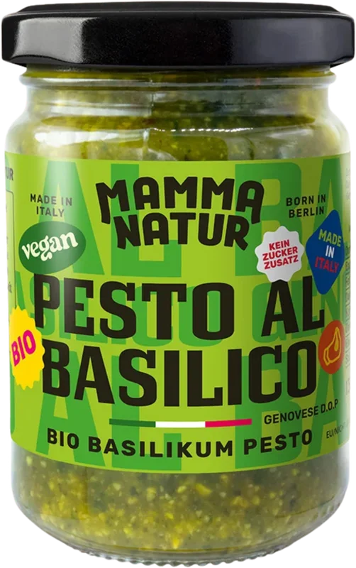 MAMMA NATUR Pesto Basilico Genovese D.O.P vegan