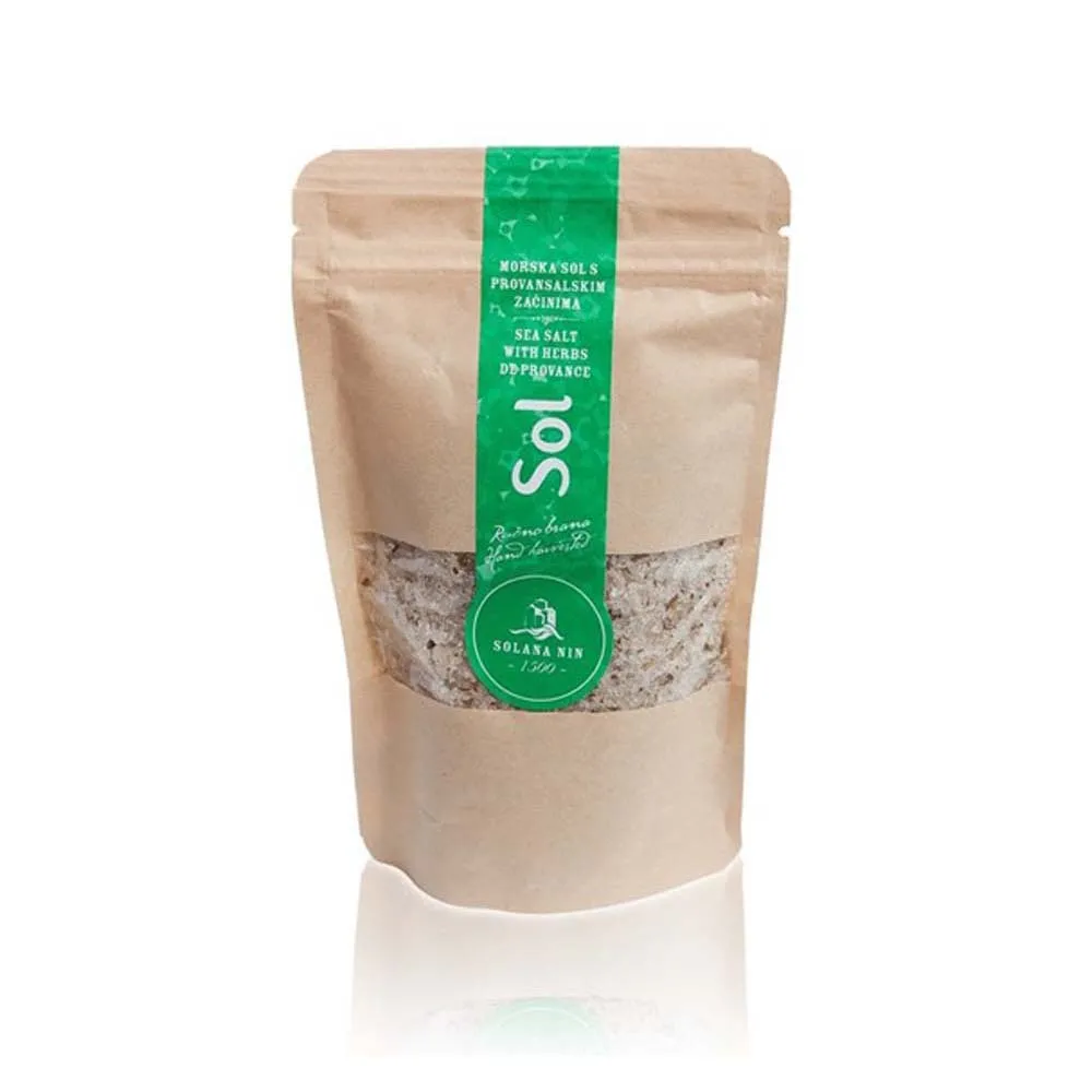 Solana Nin – Meersalz – mit Kräutern aus der Provinz – Papierumschlag – 250g – Bild 2