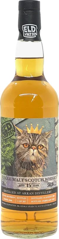 Svenska Eldvatten Cat Label Serie Arran 15 – Schottischer Single Malt Whisky