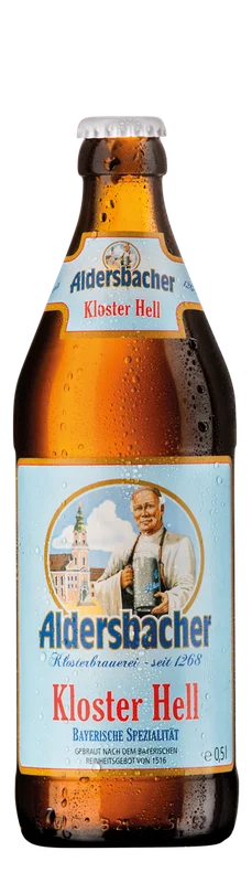 Aldersbacher Kloster Hell (Euro-Flasche) – Bild 2