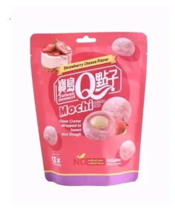 TAIWAN DESSERT Q Mochi Erdbeer Käsekuchen Geschmack 180g