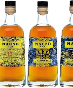 Maund Rum Gold Collection (1x Rum 12 Years + 1x Barbados Rum + 1x Panama Rum)