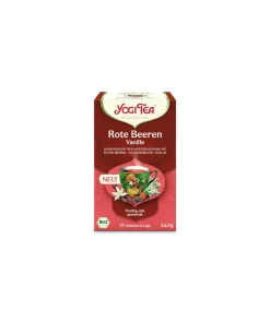 Yogi Tea – Rote Beeren Vanille – 17 Teebeutel